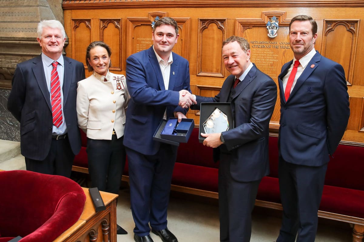 Middlesbrough FC Marks 150th Anniversary at Town Hall Civic Reception — Middlesbrough news photo (Middlesbrough FC)