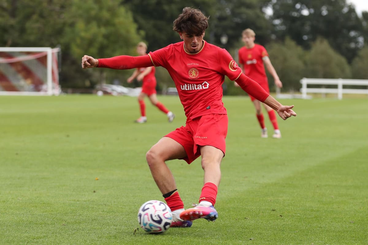 Boro U18s Beat Newcastle 3-1 with Brown's Second Half Brace — Middlesbrough news photo (Middlesbrough FC)