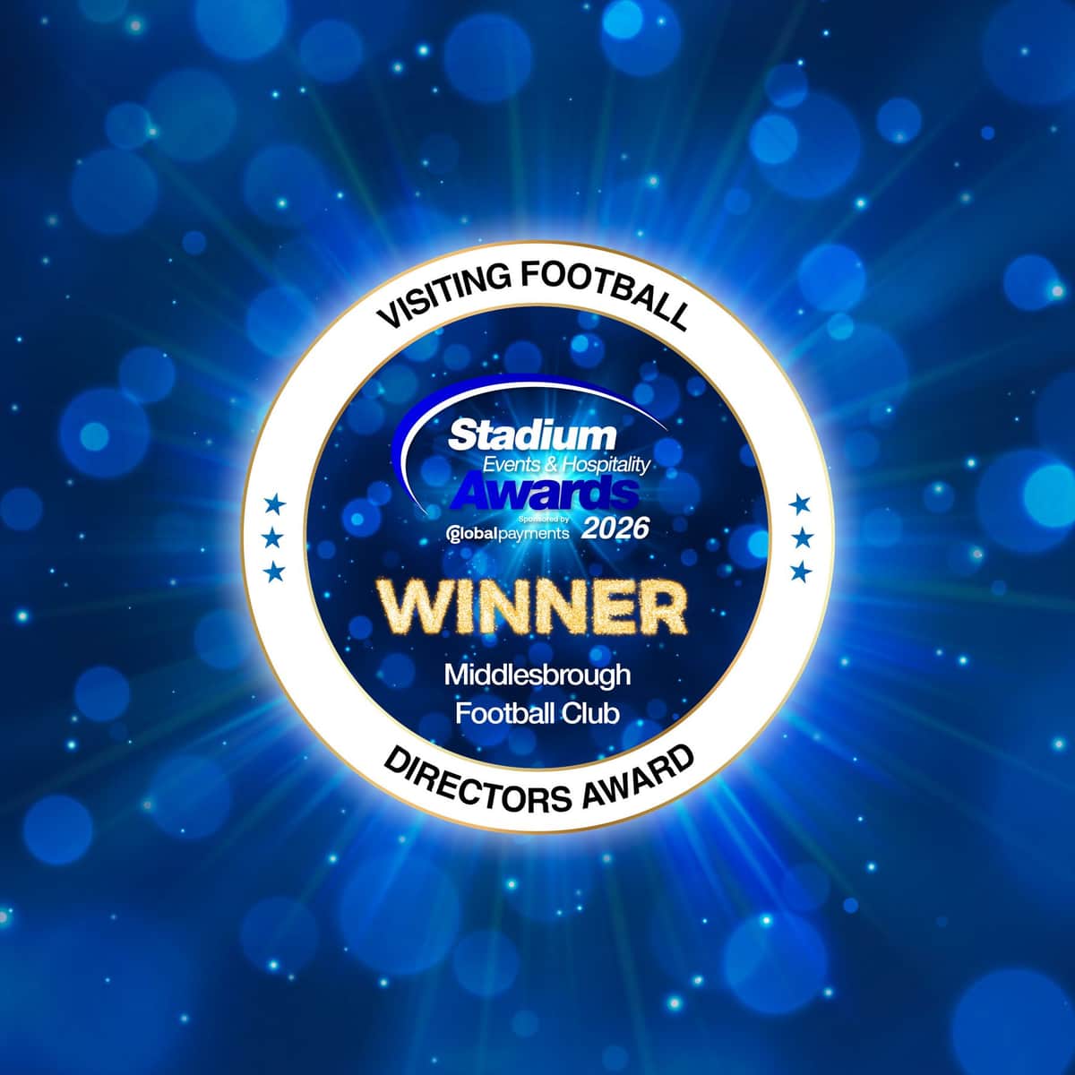 Middlesbrough FC Wins Visiting Directors Award 2026 — Middlesbrough news photo