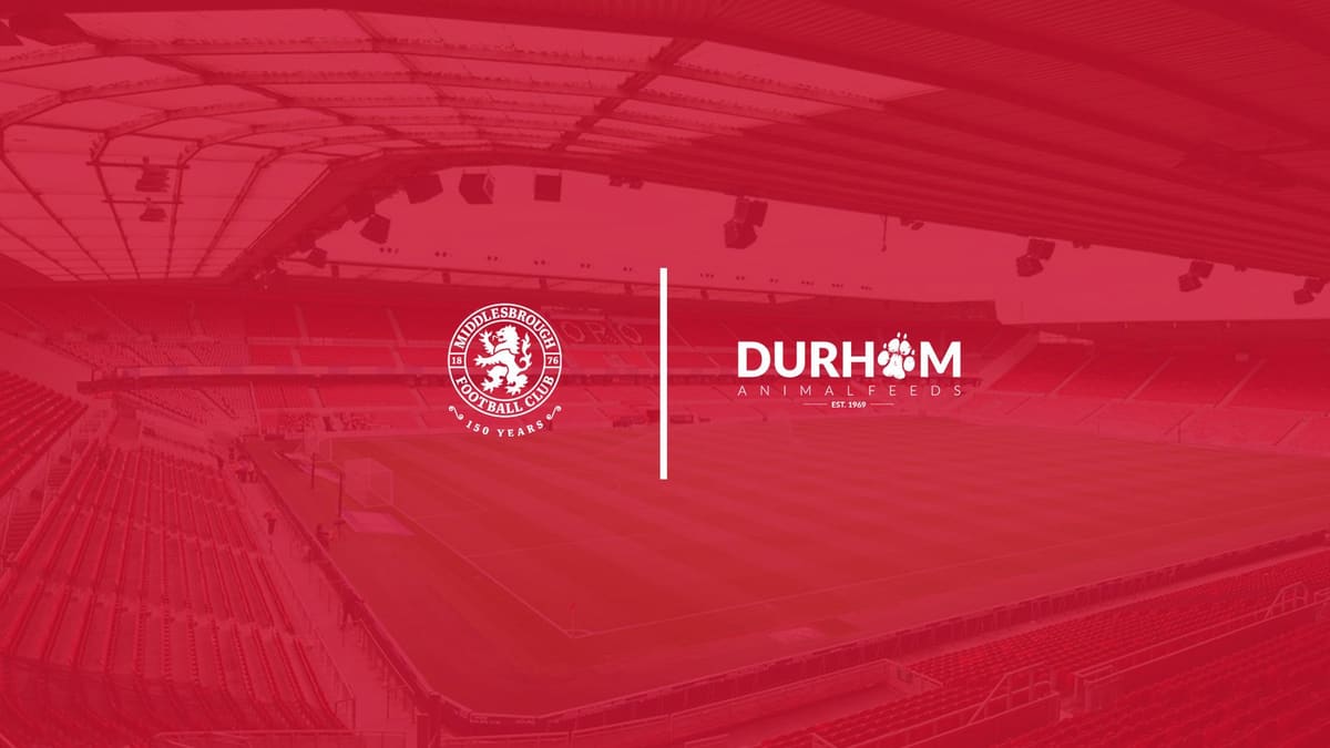 Durham Animal Feeds Renews Elite Partnership with Middlesbrough FC — Middlesbrough news photo (Middlesbrough FC)