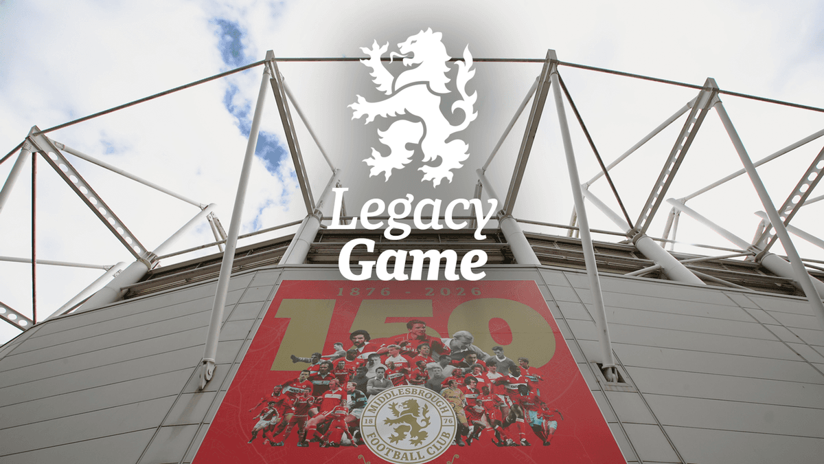 Legacy Game Tickets - No Sales On The Day — Middlesbrough news photo
